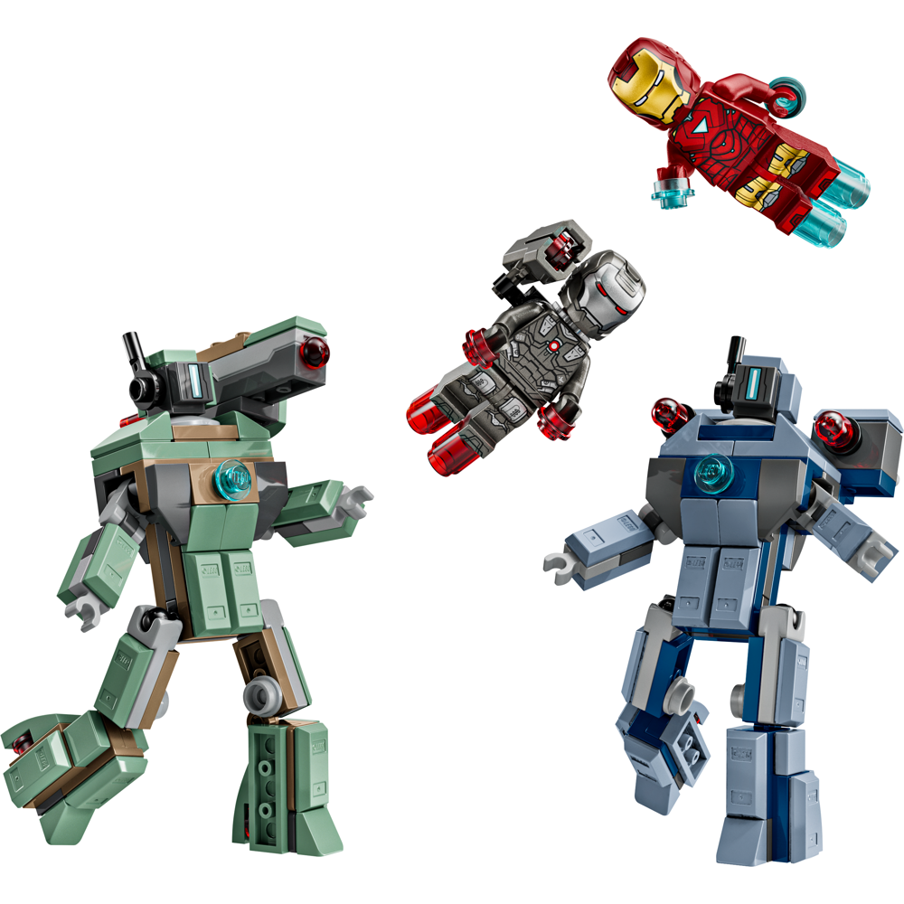 LEGO® ǀ Marvel Iron Man & War Machine vs. Hammer Drones 76320